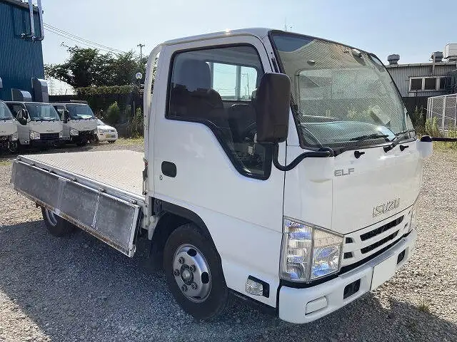 いすゞ エルフ 小型 平ボディ 床鉄板 TPG-NJR85の中古トラック画像7