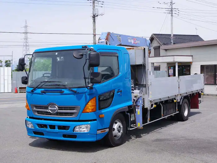 日野 レンジャー 中型/増トン クレーン付 アルミブロック 4段の中古トラック画像1