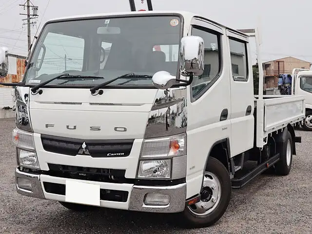 三菱 キャンター 小型 平ボディ Wキャブ TKG-FEA20 の中古トラック【車両No.126268】