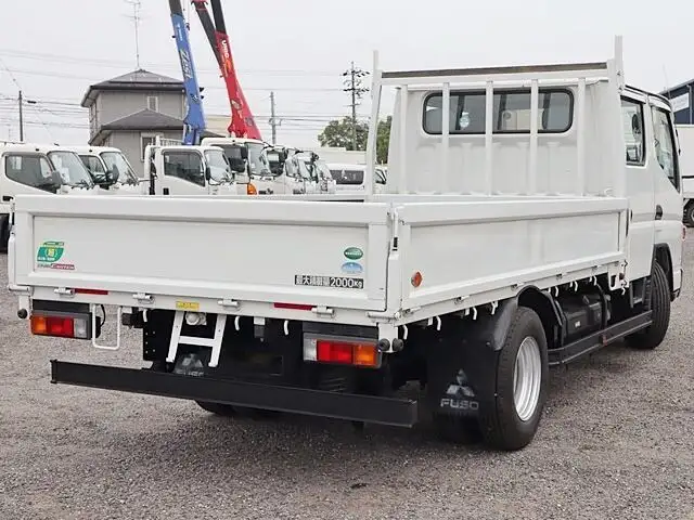 三菱 キャンター 小型 平ボディ Wキャブ TKG-FEA20の中古トラック画像3