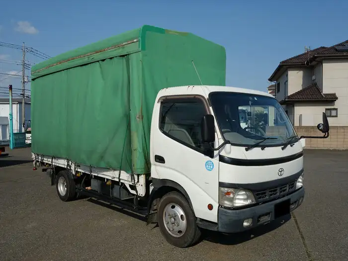 トヨタ ダイナ 小型 平ボディ 幌 床鉄板の中古トラック画像2