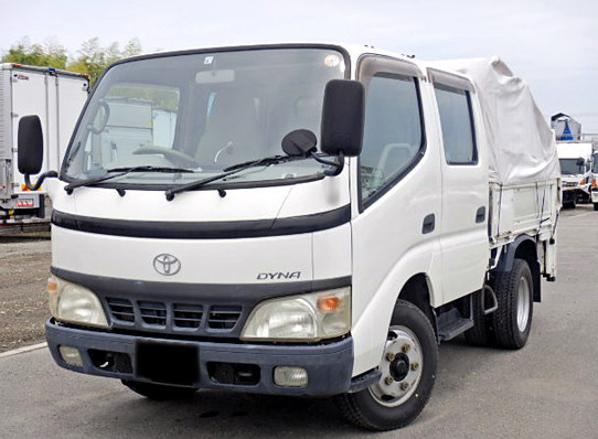 トヨタ ダイナ 小型 平ボディ Wキャブ(ダブルキャブ) 幌｜画像1