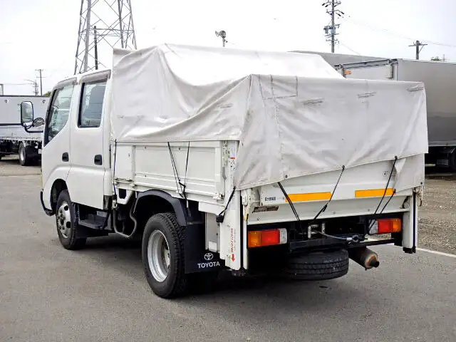 トヨタ ダイナ 小型 平ボディ Wキャブ 幌の中古トラック画像2