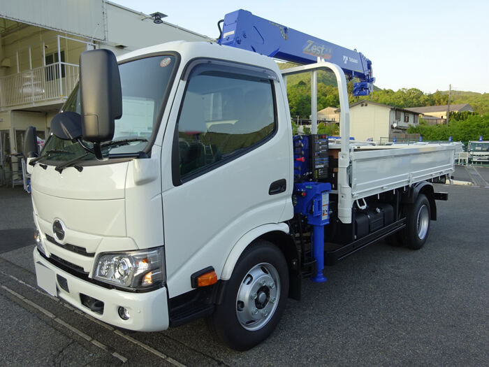 日野 デュトロ 小型 クレーン付 パワーゲート アルミブロック の中古トラック【車両No.160613】