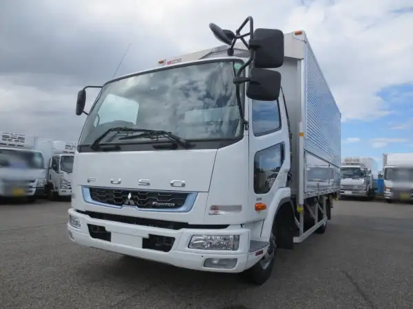三菱 ファイター 中型/増トン ウイング 床鉄板 ベッドの中古トラック画像2