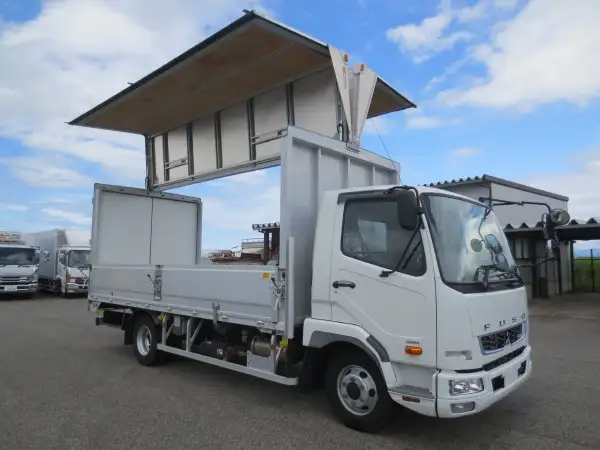 三菱 ファイター 中型/増トン ウイング 床鉄板 ベッドの中古トラック画像10