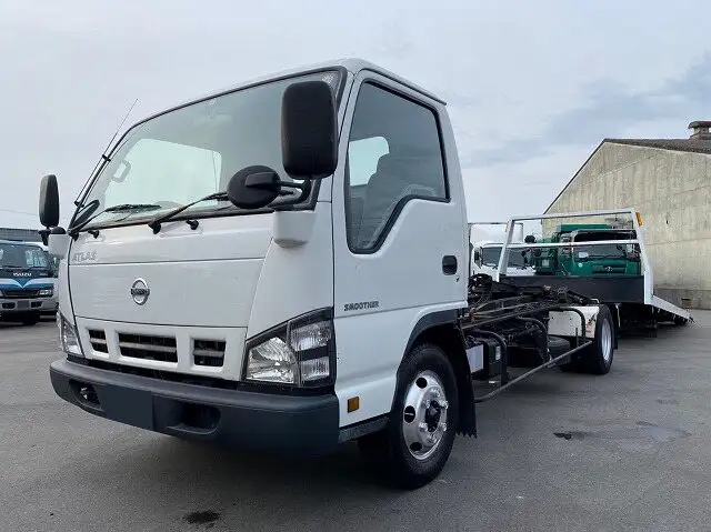 日産 アトラス 小型 車両重機運搬 ラジコン ウインチの中古トラック画像1