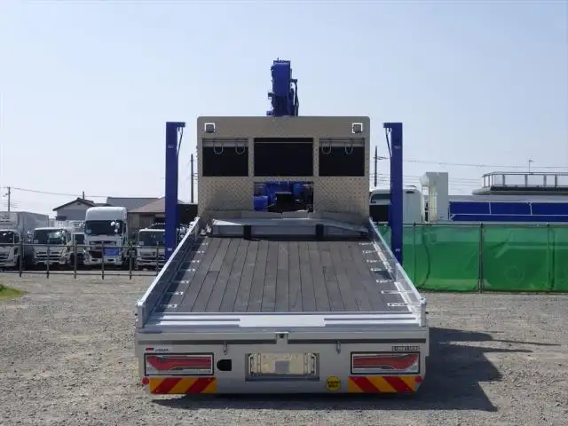 三菱 ファイター 中型/増トン 車両重機運搬 4段クレーン ラジコンの中古トラック画像7