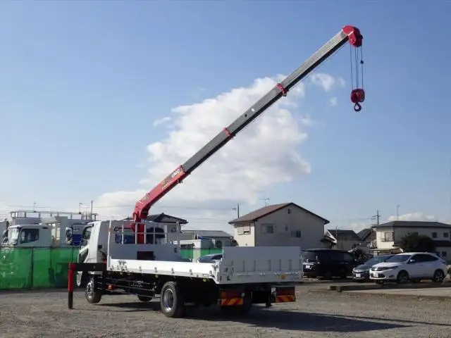 三菱 ファイター 中型/増トン 車両重機運搬 4段クレーン ラジコンの中古トラック画像6