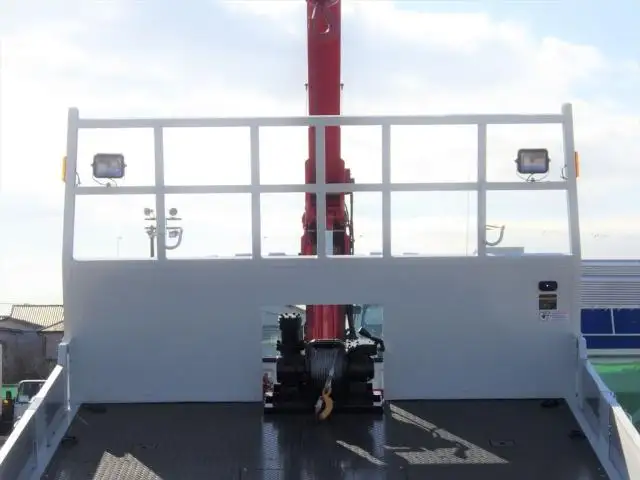 三菱 ファイター 中型/増トン 車両重機運搬 4段クレーン ラジコンの中古トラック画像8