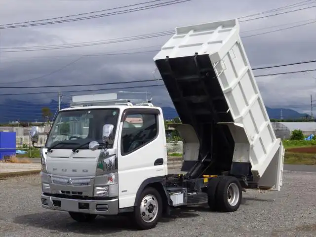 三菱 キャンター 小型 ダンプ 土砂禁 TKG-FBA60の中古トラック画像1