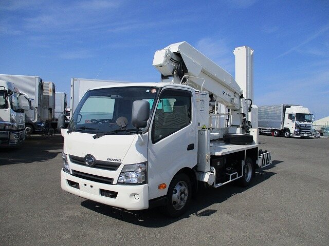 日野 デュトロ 小型 高所・建柱車 高所作業車 TKG-XZU700X｜画像1