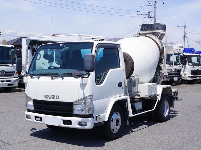 いすゞ エルフ 小型 ミキサー・ポンプ ミキサー車 BKG-NKR85N