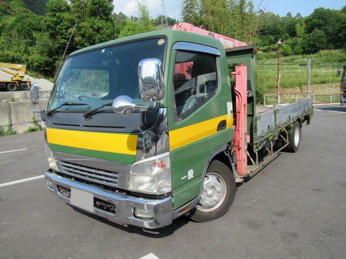 三菱 キャンター 小型 車両重機運搬 セルフローダー PDG-FE83DY