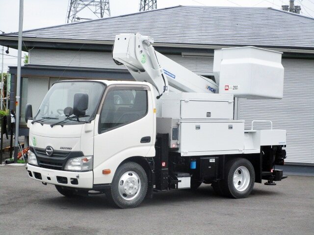 日野 デュトロ 小型 高所・建柱車 高所作業車 TKG-XZU600X