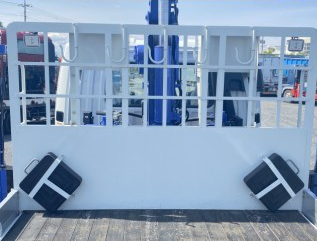 三菱 ファイター 中型 車輌重機運搬 3段クレーン ラジコン|画像8