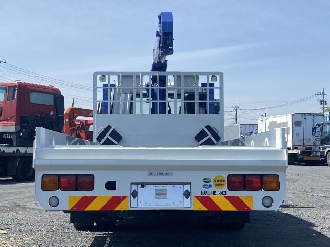 三菱 ファイター 中型 車輌重機運搬 3段クレーン ラジコン|画像4