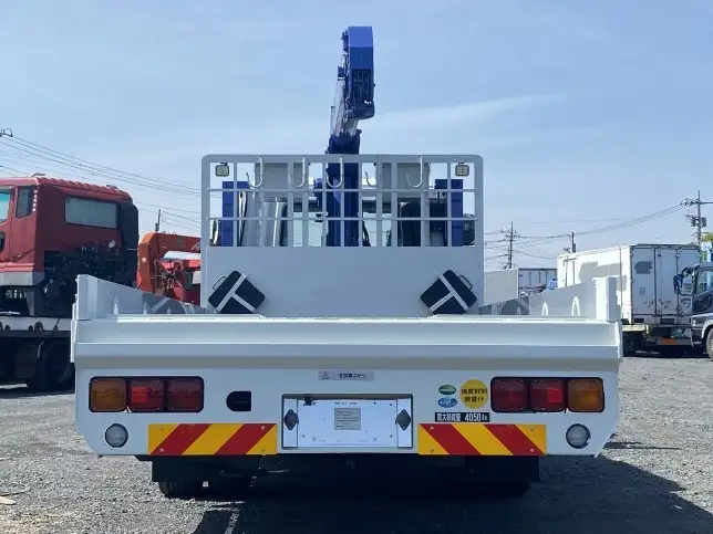 三菱 ファイター 中型/増トン 車両重機運搬 3段クレーン ラジコンの中古トラック画像4