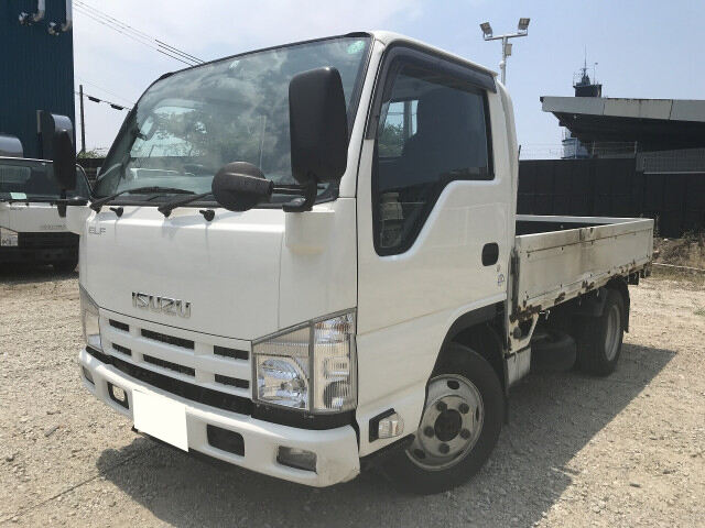 いすゞ エルフ 小型 平ボディ 10尺 TKG-NJS85A