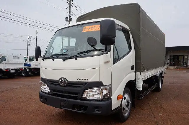 トヨタ ダイナ 小型 平ボディ 幌 TPG-XZC655の中古トラック画像1
