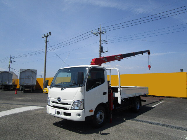 日野 デュトロ 小型 クレーン付 ワイドロング