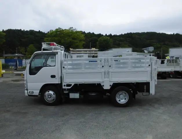 いすゞ エルフ 小型 平ボディ パワーゲート 床鉄板の中古トラック画像5