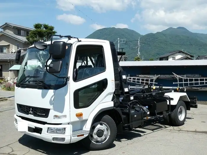 三菱 ファイター 中型/増トン アームロール ツインホイスト 2KG-FK72Fの中古トラック画像1
