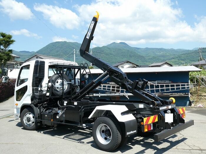 三菱 ファイター 中型 アームロール ツインホイスト 2KG-FK72F|画像5