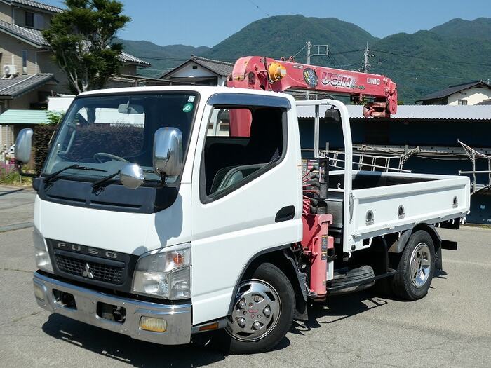 三菱 キャンター 小型 クレーン付 10尺 PDG-FE70D