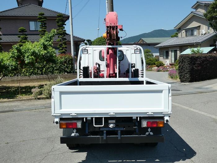 三菱 キャンター 小型 クレーン付 床鉄板 3段の中古トラック画像4