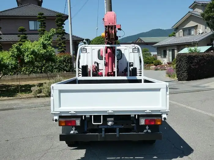 三菱 キャンター 小型 クレーン付 床鉄板 3段の中古トラック画像4