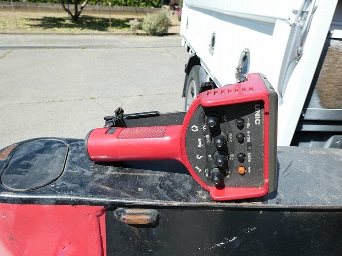 三菱 キャンター 小型 クレーン付 床鉄板 3段の中古トラック画像10