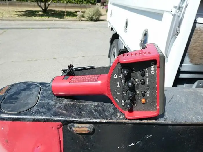 三菱 キャンター 小型 クレーン付 床鉄板 3段の中古トラック画像10
