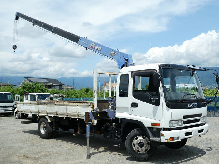 いすゞ フォワード 中型 クレーン付 床鉄板 4段|画像2