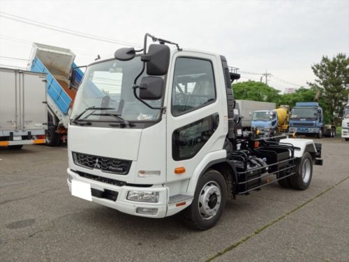 三菱 ファイター 中型/増トン 平ボディ アルミブロック ベッド の中古トラック【車両No.170075】