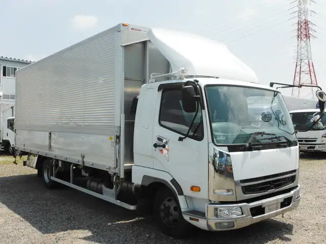 三菱 ファイター 中型/増トン ウイング エアサス ベッドの中古トラック画像2