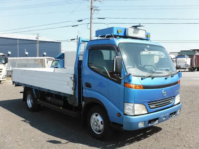 日野 デュトロ 小型 平ボディ 床鉄板 アルミブロックの中古トラック画像2