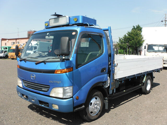日野 デュトロ 小型 平ボディ ワイドロング KK-XZU411M