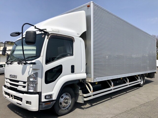 いすゞ フォワード 中型/増トン アルミバン ワイド TKG-FRR90T2