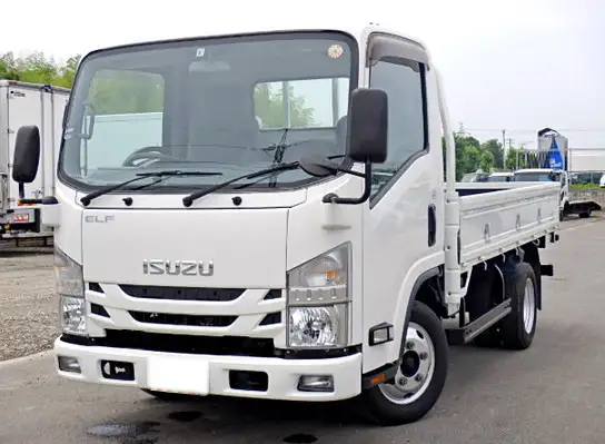 いすゞ エルフ 小型 平ボディ TRG-NMR85R H27の中古トラック画像1