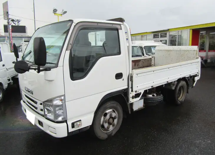 いすゞ エルフ 小型 平ボディ パワーゲート 床鉄板 の中古トラック【車両No.127271】