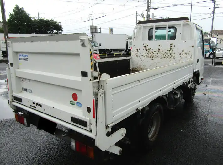 いすゞ エルフ 小型 平ボディ パワーゲート 床鉄板の中古トラック画像3