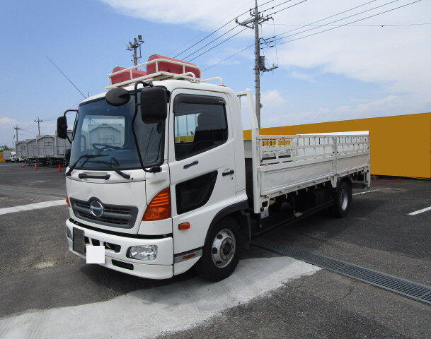 日野 レンジャー 中型 平ボディ パワーゲート 床鉄板|画像1
