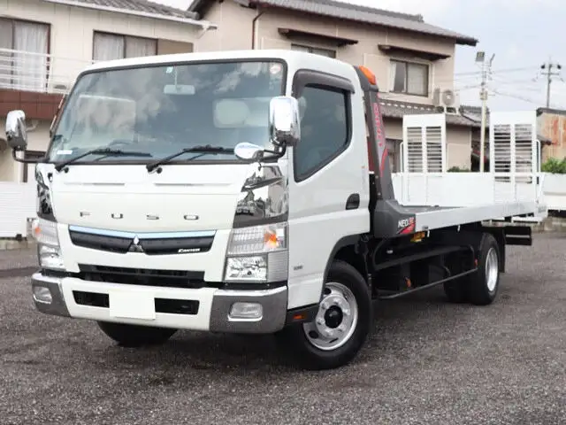 三菱 キャンター 小型 車両重機運搬 ラジコン ウインチの中古トラック画像1