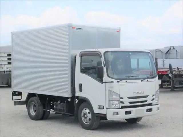 いすゞ エルフ 小型 アルミバン サイドドア ジョルダーの中古トラック画像2