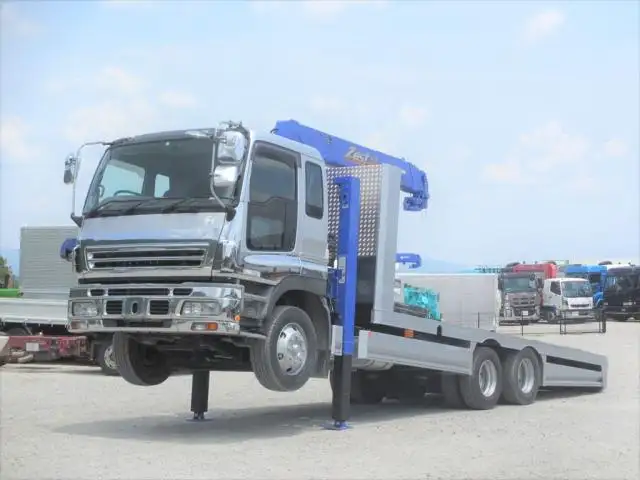 いすゞ ギガ 大型 車両重機運搬 セルフローダー PJ-CYY51Q6J の