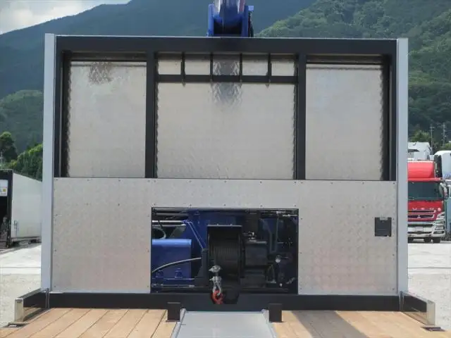 いすゞ ギガ 大型 車両重機運搬 4段クレーン ラジコンの中古トラック画像7