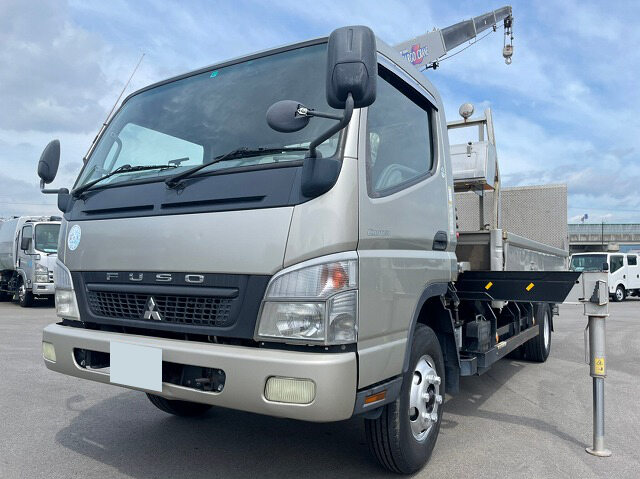 三菱 キャンター 小型 クレーン付 超ロング PDG-FE83DY