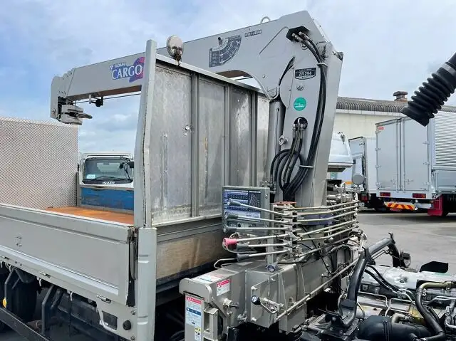 三菱 キャンター 小型 クレーン付 パワーゲート 床鉄板の中古トラック画像14