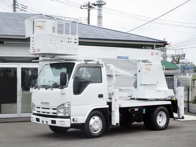 いすゞ エルフ 小型 高所・建柱車 高所作業車 TKG-NKR85N の中古トラック【車両No.127609】